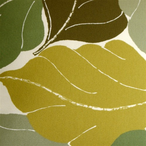Pillow Decor - Autumn Leaves 20 x 20 Green Throw Pillow