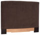 Bella Twin Headboard Slipcover, Chocolate