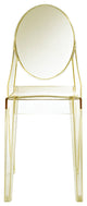Modern Contemporary Kitchen Dining Side Chair Yellow, Outdoor or Indoor