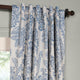 Tea Time Blackout Room Darkening Room Darkening Curtain Pair, China Blue, 50x96
