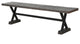 GDF Studio Arthur Graphite Dining Benches, Set of 2