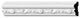 3 1/8"H x 7/8"P x 96"L Caputo Chair Rail