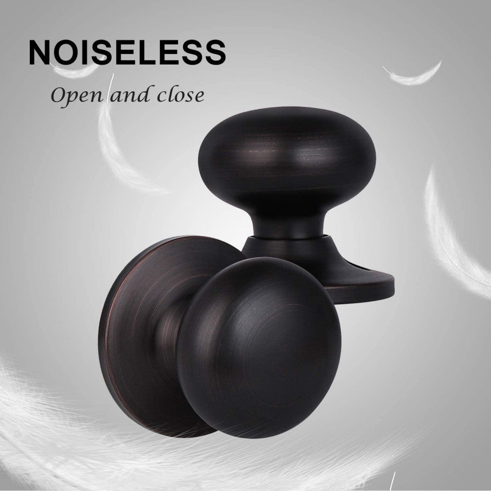 Bronze Passage Door Knob Interior, Set of 5