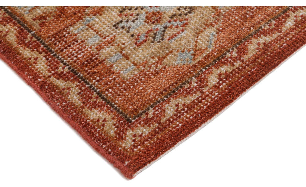 Tuscany Evelyn Area Rug, Red, 2'6"x8'