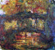 Claude Oscar Monet The Japanese Bridge - 20" x 25" Premium Canvas Print