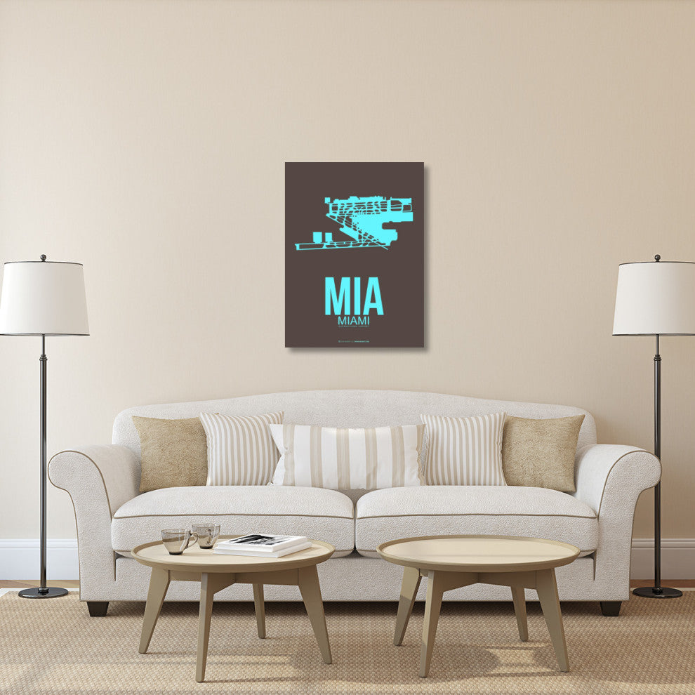 "MIA Miamy Poster 2" Fine Art Print