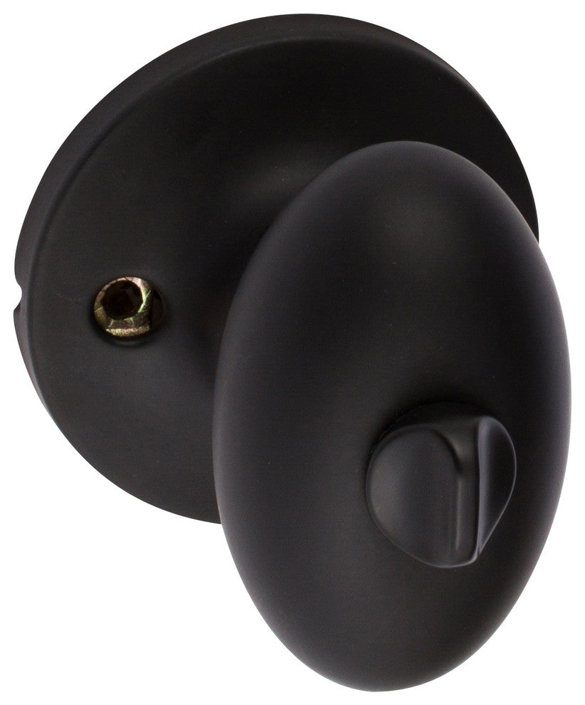 Contemporary Series Arapaho Privacy Knob, Flat Black