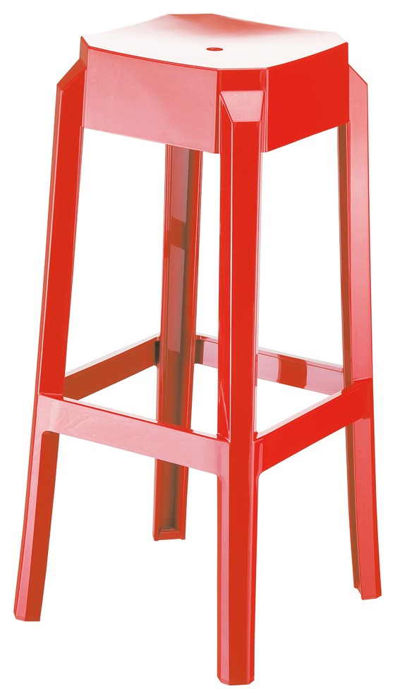 Compamia Fox Bar Stools, Set of 2, Red