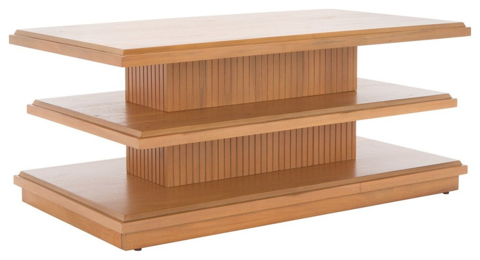 Safavieh Suette 2 Shelf Coffee Table, Natural