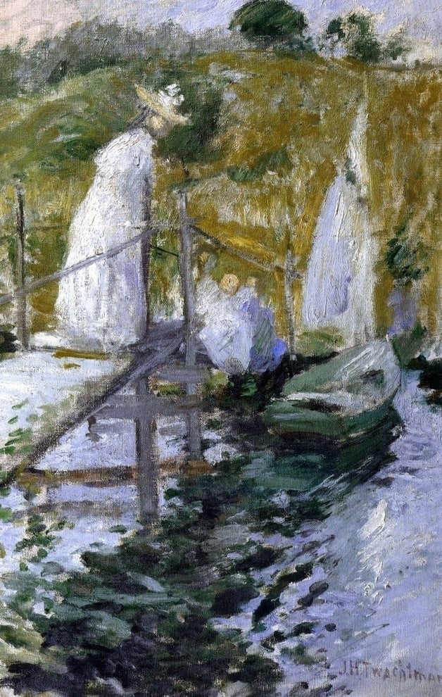 John Twachtman Summer Afternoon Premium Canvas Print