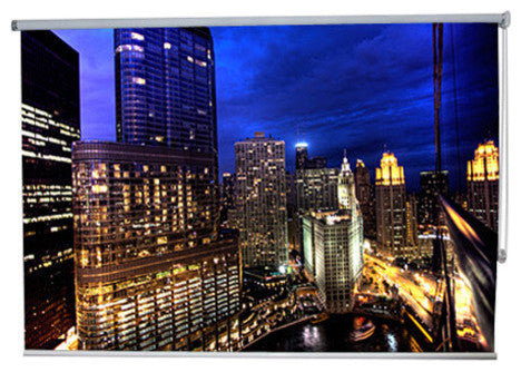 "Chicago Night" Artwork, 3' Shade, Fabric, Right