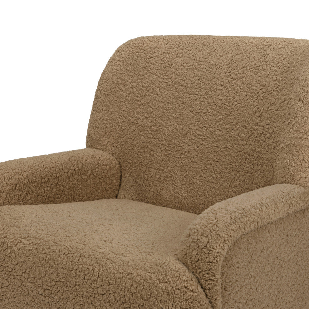 Winslow Extra Wide Recliner and Swivel Glider, Cortado Shearling