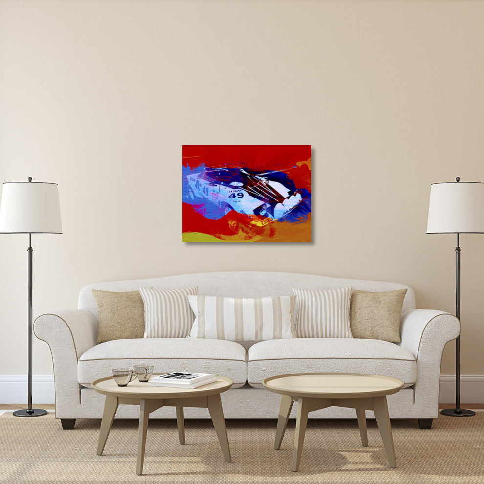 "Lancia Stratos Watercolor 2" Fine Art Print