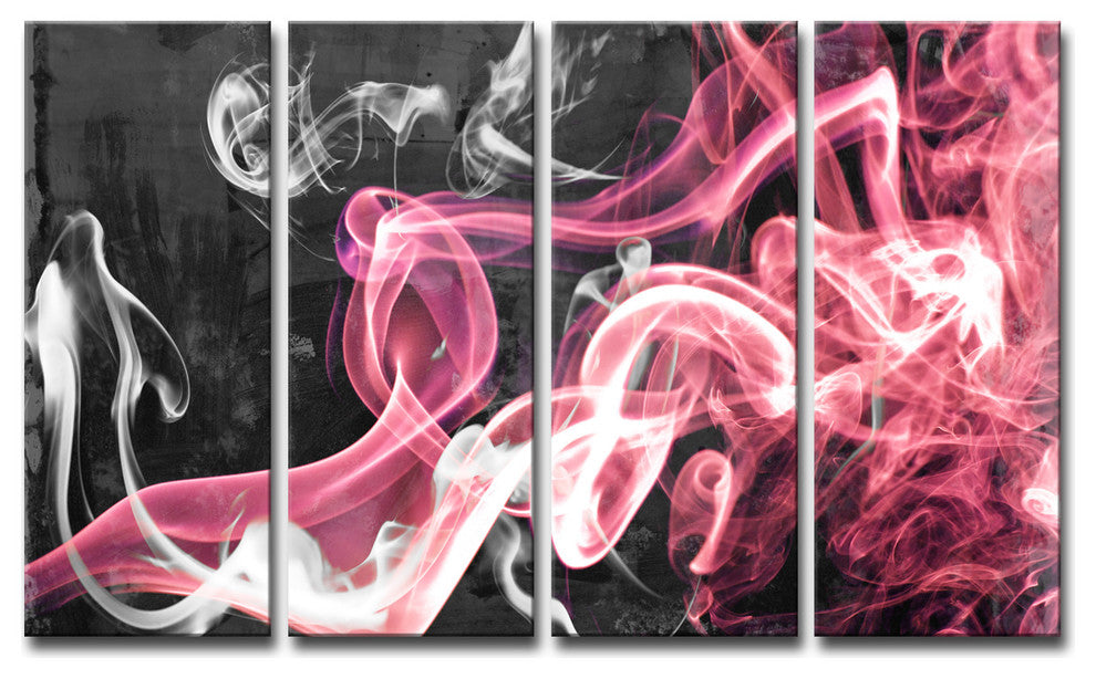 Ready2HangArt 'Glitzy Mist XL' by Tristan Scott, 24"x48", 4 Piece Set
