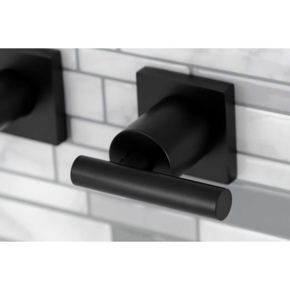 KS6020CML Wall Mount Tub Faucet, Matte Black