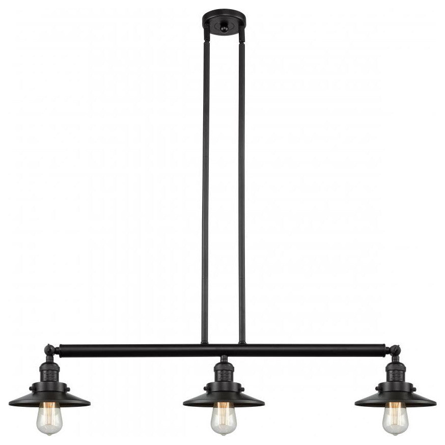 Innovations Lighting 213-Ob-M5-Led 3 Light Dimmable Led Island Light