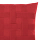 Basketweave Rouge Indoor/Outdoor Performance Pillow, 20"x20"