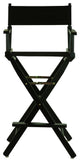 030" Director's Chair Black Frame-Black Canvas