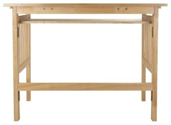 Mission Foldable Computer Desk, Natural