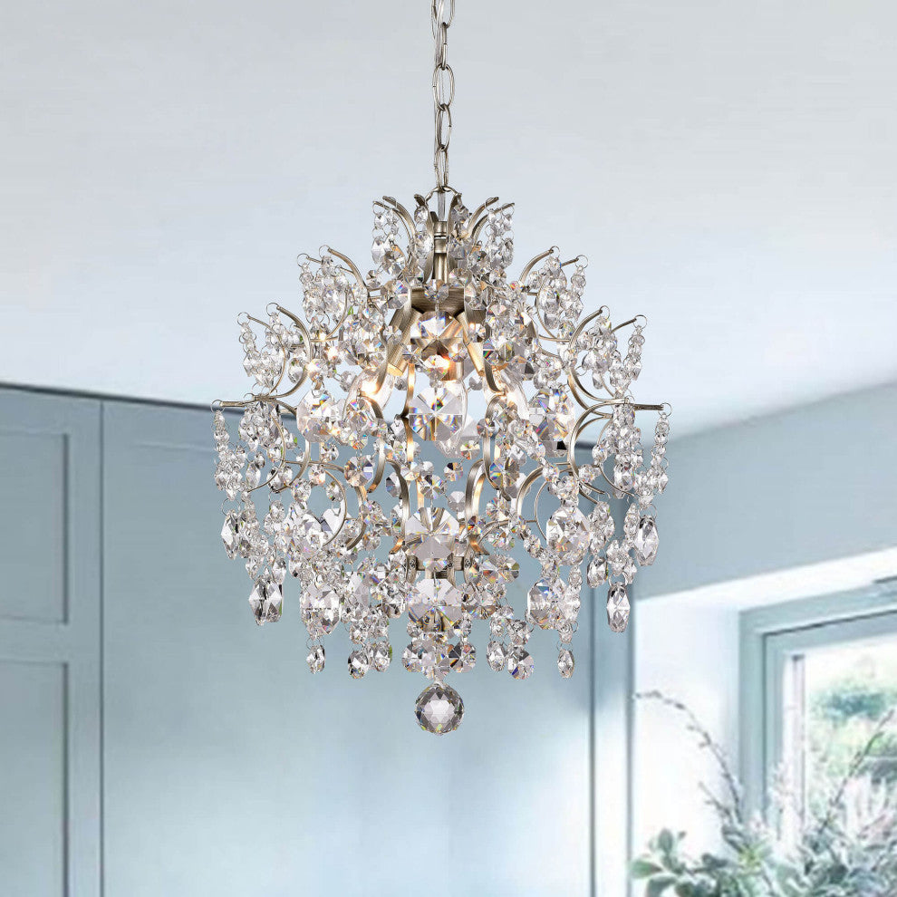 Belle 3-light Crystal Chandelier