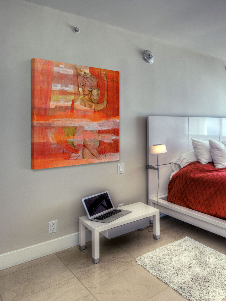 "It's Hot in Here" Print on Canvas, 32"x32"