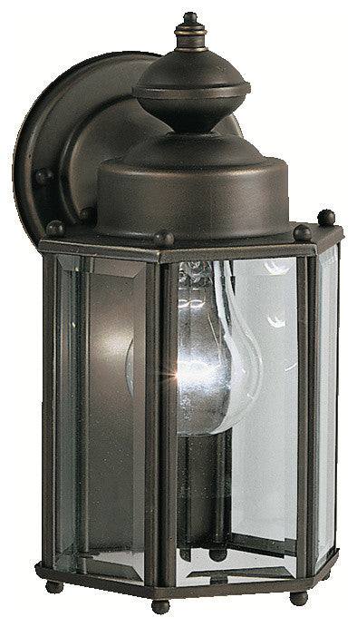 Kichler New Street Bronze over Solid Brass One Light Outdoor Wall Mount 9618OZ