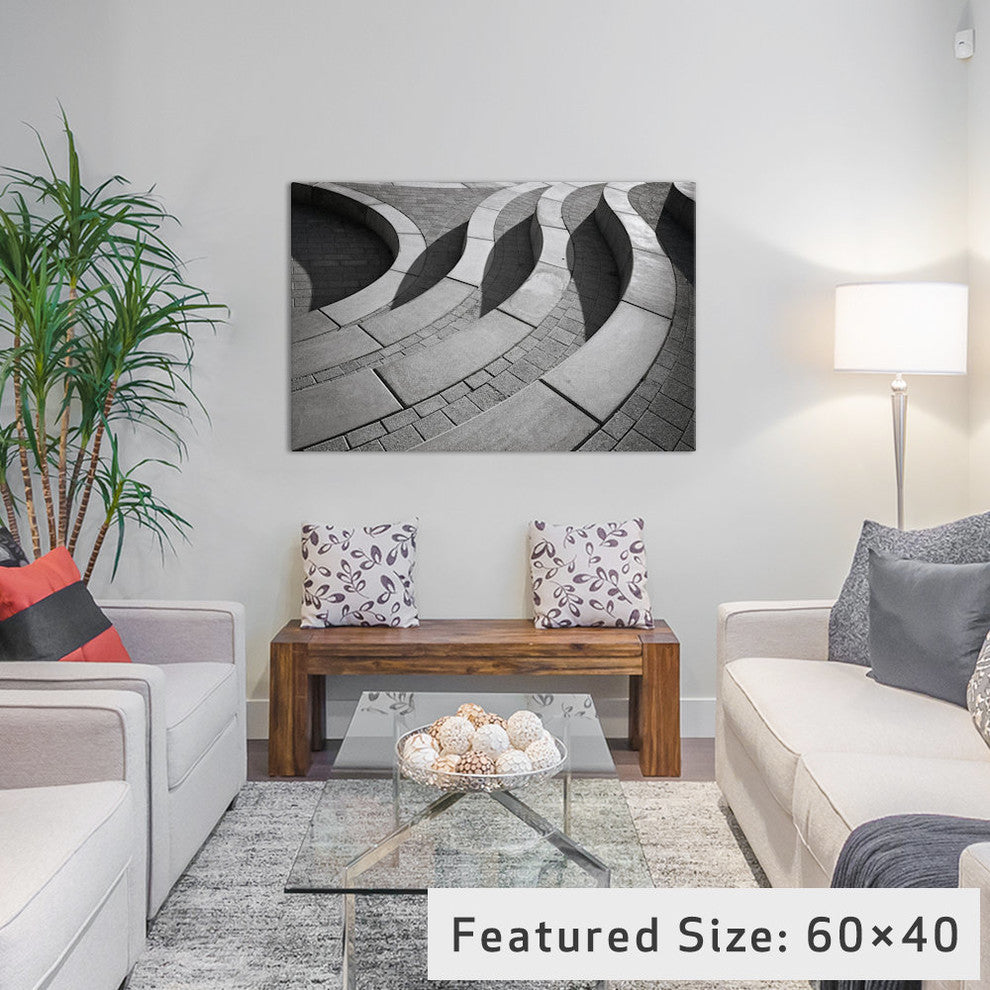 "Curves" by Henk van Maastricht, 40x26x1.5