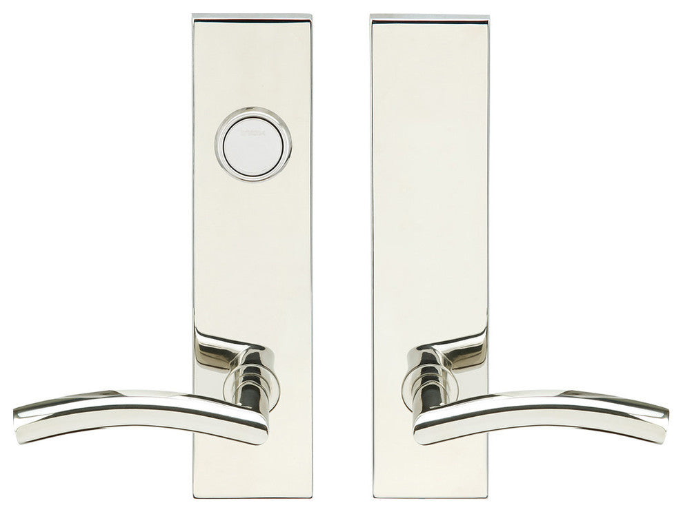 Brussels Lever, Tubular Dummy Entry With Dummy Cylinder, Left Hand