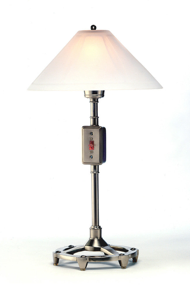 Ecco Table Lamp, Pewter Finish