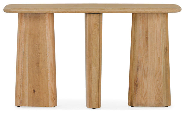 Laurel Solid White Oak Console Table