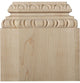 5 7/8"W x 2"D x 6"H, Chesterfield Base Plinth, Cherry