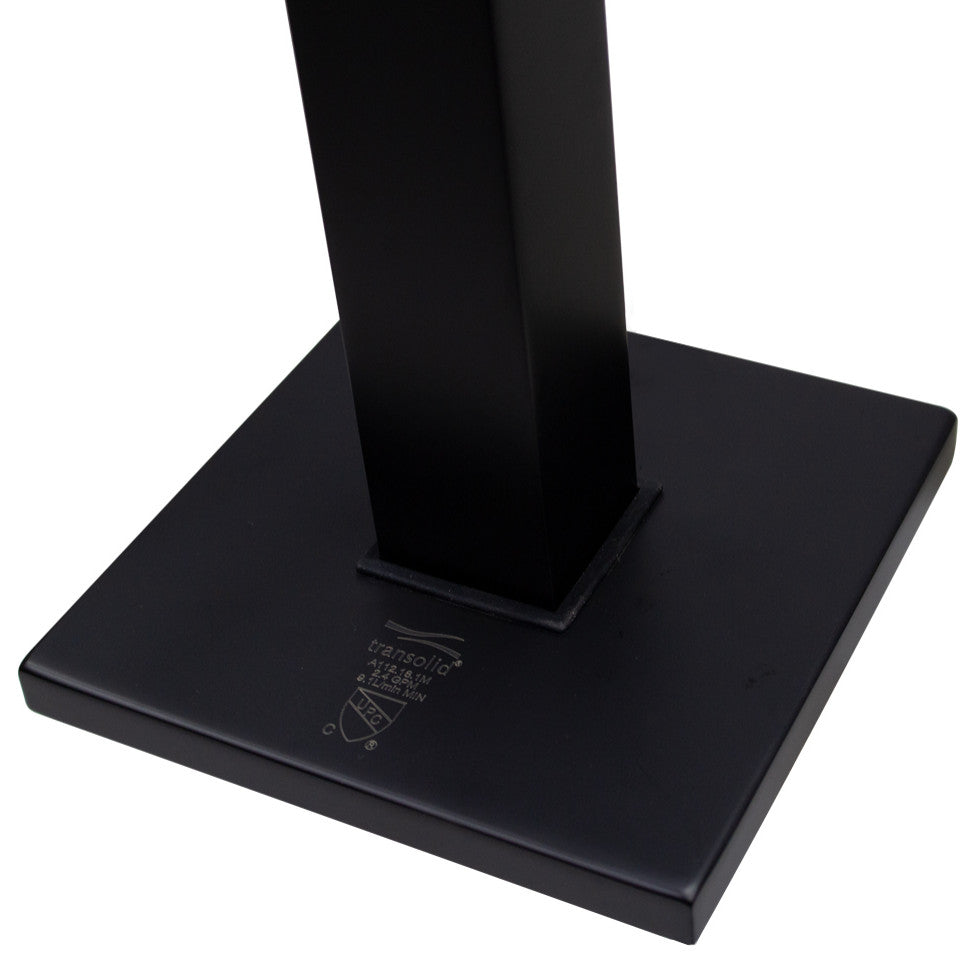 Transolid Roslyn Floor Mounted Tub Filler with Hand Shower, Matte Black