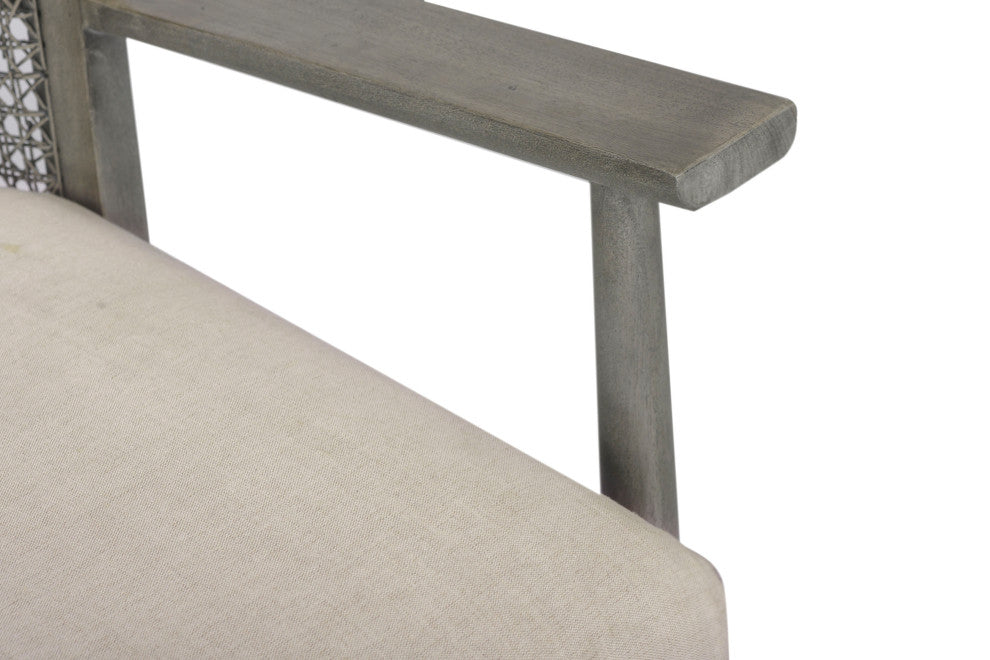 Wingman Cane Accent Chair