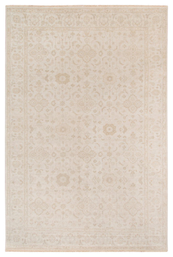 Ainsley Clara Area Rug, Beige, 10' x 14', Bordered