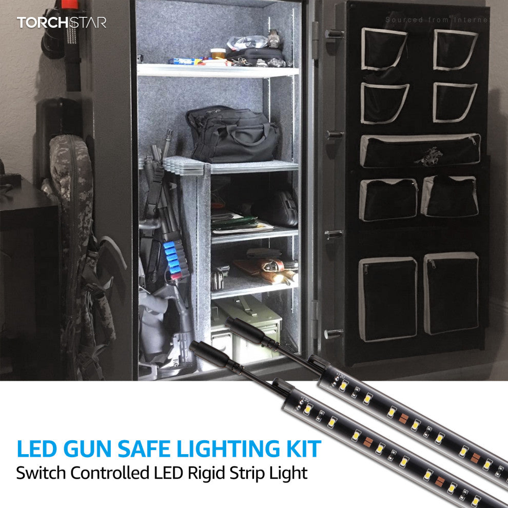 Extendable Under Cabinet LED Strip Light Kit, 5000K Daylight, 6pcs