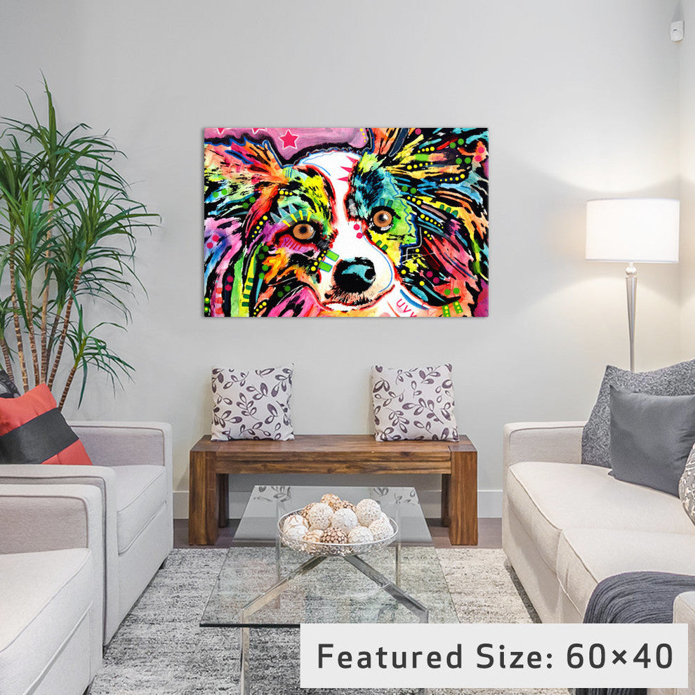 "Papillon" by Dean Russo, 26x18x1.5"