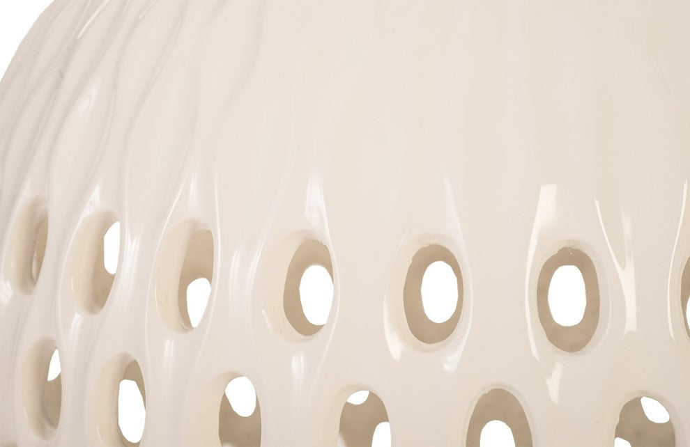 Breathe Planter, Gel Coat White