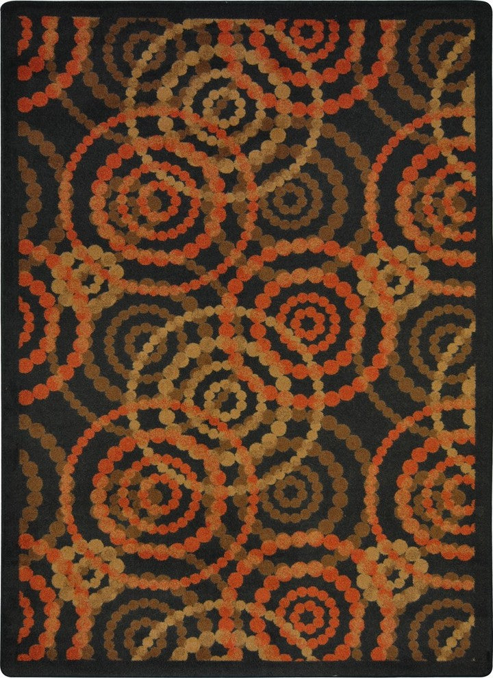 Kid Essentials Rug, Dottie, 3'10"x5'4", Warm Earth