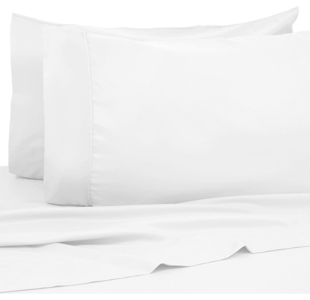 Kathy Ireland Home 1200 Thread Count 6 Piece Sheet Sets, 6 Colors, White, Queen