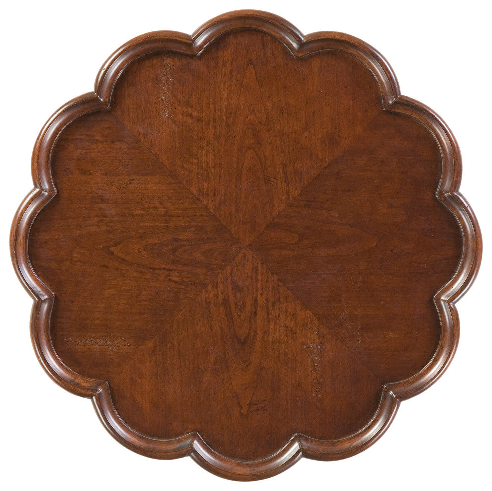 Butler Dansby Pedestal Table, Dark Brown