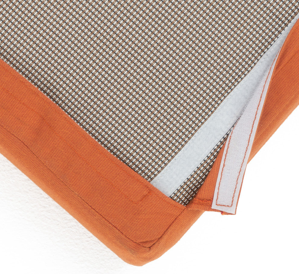 Cannes 2 Piece Aluminum Outdoor Patio Club Chairs, Orange