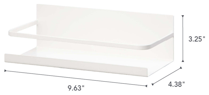Plate Magnetic Spice Rack, White