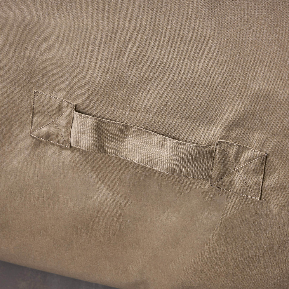 Vivien Outdoor Water Resistant 6'x3' Lounger Bean Bag, Tuscany