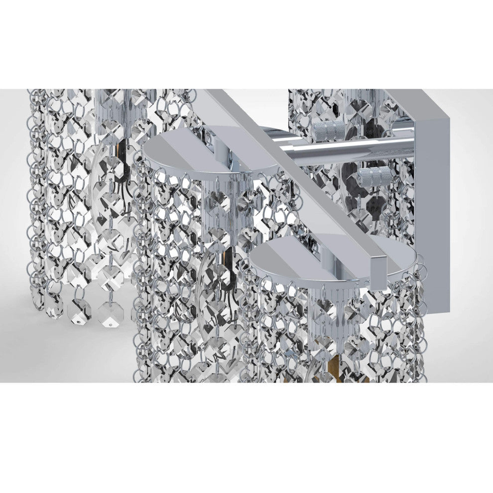 Camille 3-light Round Shade Wall Sconce