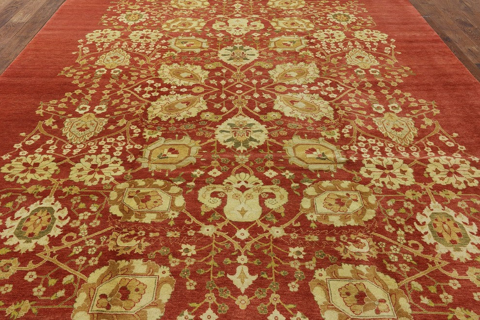 Valley Oriental Hand-Knotted Peshawar Chobi Wool Rug, 9'x12'