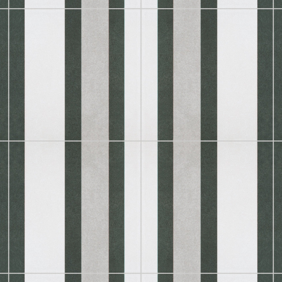 Twenties Ceramic Floor and Wall Tile, Stripe