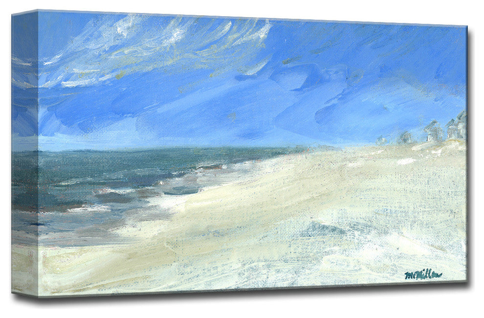 Calm Shores' Ready2HangArt Canvas by Leslie Owens, 40"x20"
