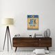 "JFK New York Luggage Tag 2" Fine Art Print