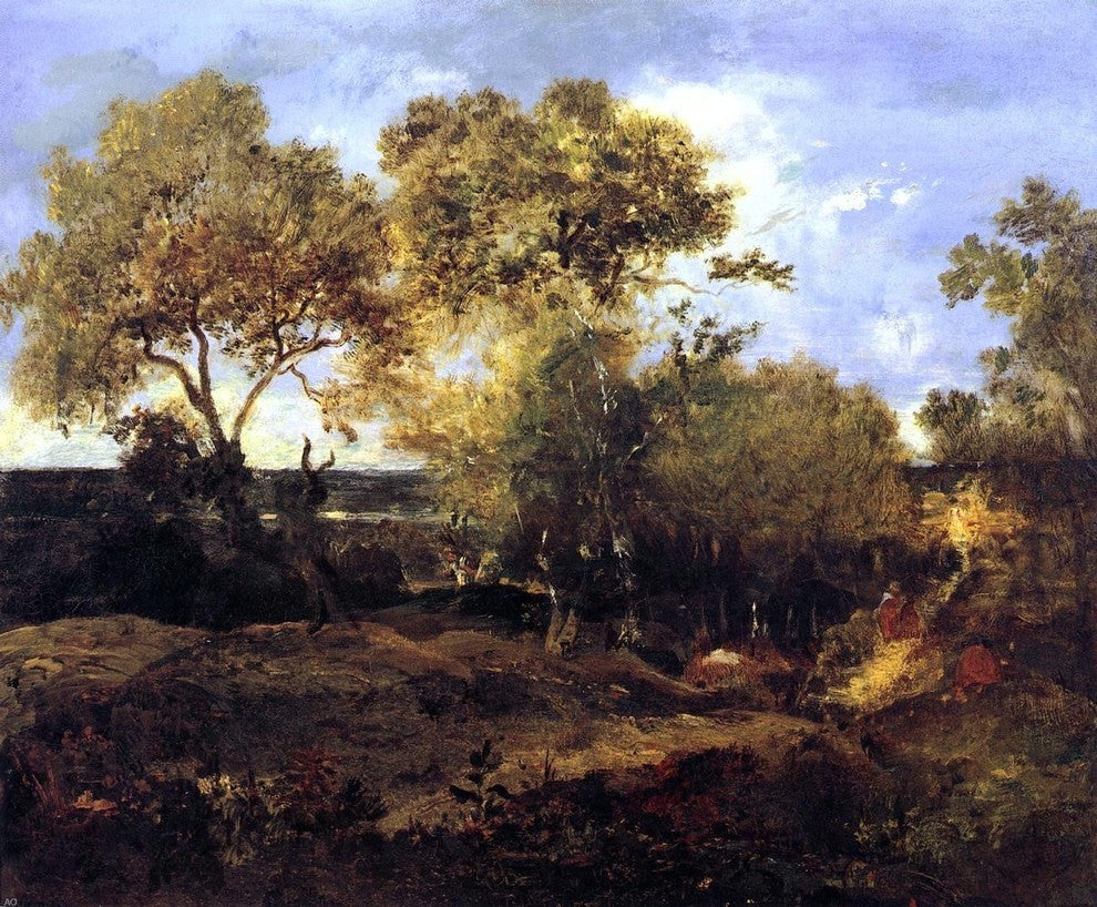 Theodore Rousseau Late Fall Premium Canvas Print