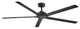 Hinkley Vento 60" Smart Fan Only, Matte Black